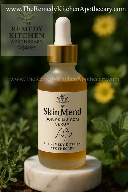 Dog skin and coat care oil 