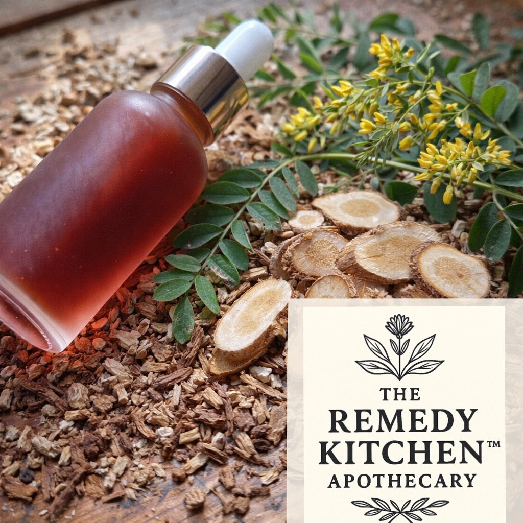 BodyMend™ SIMPLY  Astragalus Tincture - Red Blood Cell Support - 90+ Day Vodka Maceration, Full Spectrum & Alcohol-Based