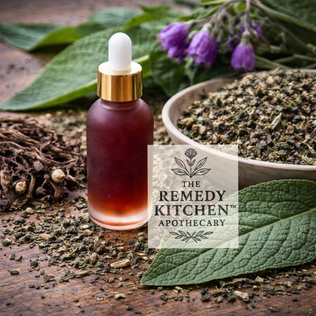 BodyMend™ SIMPLY Comfrey Tincture- Dual Extract Potent Full Spectrum (Topical)