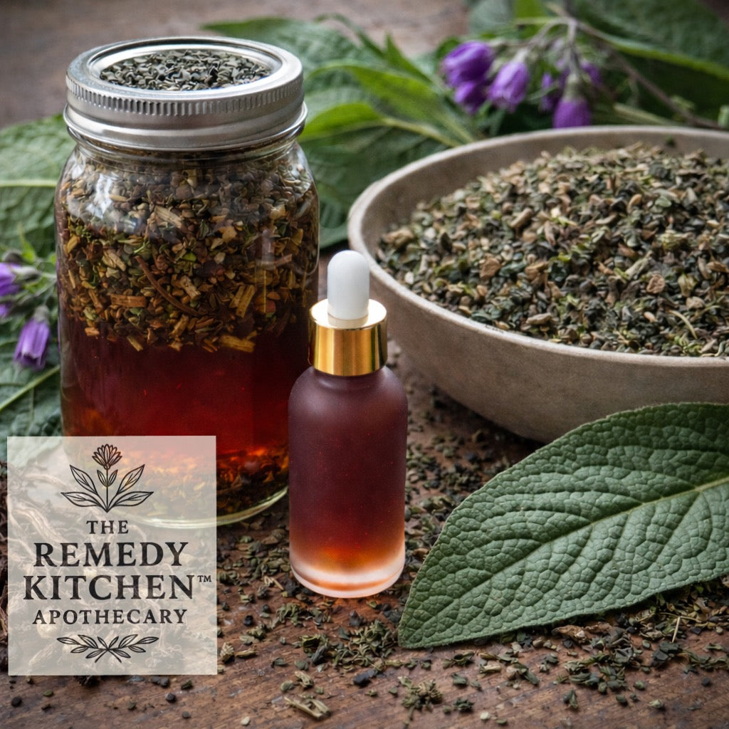 BodyMend™ SIMPLY Comfrey Tincture- Dual Extract Potent Full Spectrum (Topical)