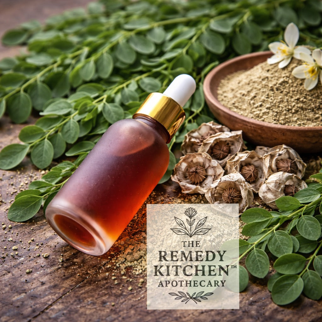 BodyMend™ SIMPLY Moringa Tincture Dual Extract Potent Full Spectrum Oil Base (Alcohol Free)