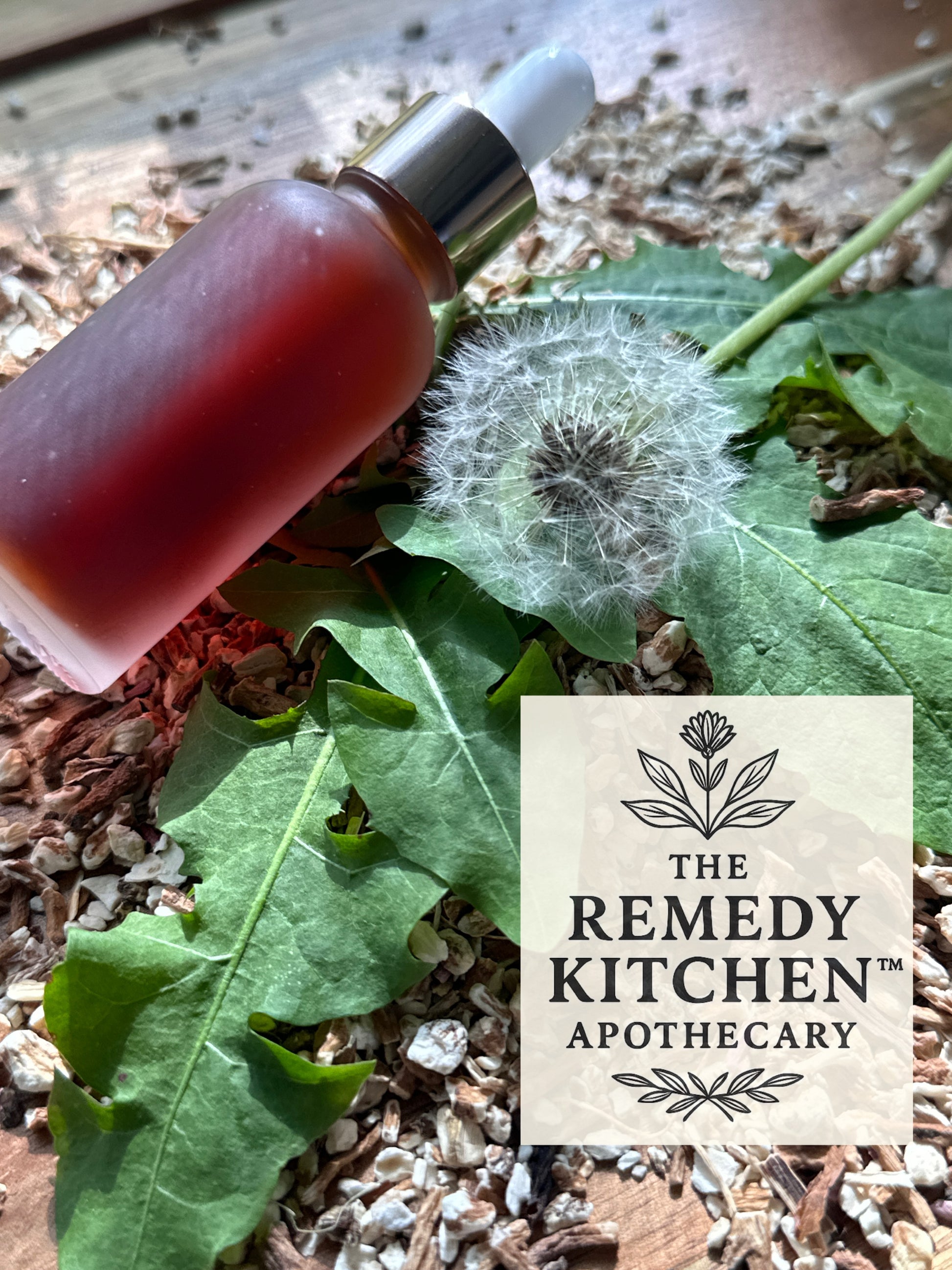 The Remedy Kitchen Apothecary Tincture Bottle Dandelion Simply DANDY